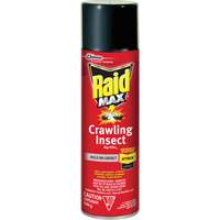 Raid&reg; Max&reg; Crawling Insect Bug Killer, 500 g, Aerosol Can, Solvent Base CSL Industriel Inc.