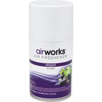 D&eacute;sodorisant en a&eacute;rosol &agrave; doses mesur&eacute;es AirWorks, Vignoble, Canette a&eacute;rosol CSL Industriel Inc.