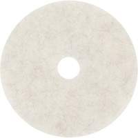 Tampon de m&eacute;lange naturel, 17", Brunissage, Blanc CSL Industriel Inc.