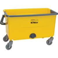 Microfibre Mop Bucket & Wringer, Strainer, 11 US Gal. (44 Quart), Yellow CSL Industriel Inc.