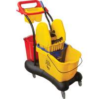Multifunctional Mop Trolley, Down Press, 9.5 US Gal.(38 Quart), Yellow CSL Industriel Inc.