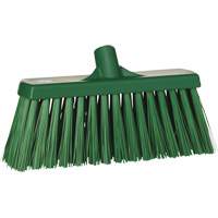 Heavy-Duty Push Broom, Stiff Bristles, 13", Polyester, Green CSL Industriel Inc.