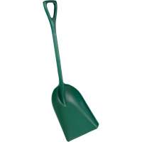 Pelle monobloc perceptible par d&eacute;tecteur de m&eacute;tal, Lame 13-3/4" x 17", Longueur de 42-1/2", Plastique, Vert CSL Industriel Inc.