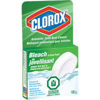 Nettoyant automatique &agrave; l'eau de Javel pour toilettes, 100 g, Tampon CSL Industriel Inc.