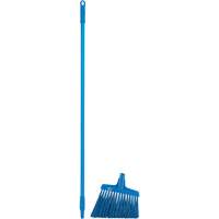 T&ecirc;te &agrave; balai en angle avec manche en m&eacute;tal, Crins Extra-ferme, 12", Polyester, Bleu CSL Industriel Inc.