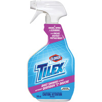 Nettoyant quotidien pour la douche Tilex en vaporisateur, 946 ml, Bouteille &agrave; g&acirc;chette CSL Industriel Inc.