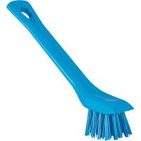 Brosse avec rebord grattoir, Soies Ferme, Longueur de 6", Bleu CSL Industriel Inc.