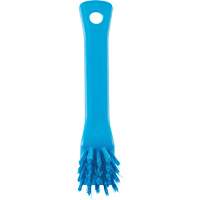 Brosse avec rebord grattoir, Soies Ferme, Longueur de 6", Bleu CSL Industriel Inc.