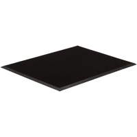 Tapis dentr&eacute;e Gritstop Fingermat, Caoutchouc, Grattoir Type, Motif Style pointe de doigt, 3' x 5', Noir CSL Industriel Inc.