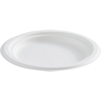 Assiette ronde en fibre compostable CSL Industriel Inc.
