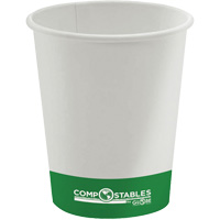 Single Wall Hot/Cold Compostable Paper Cups, 10 oz., Multi-Colour CSL Industriel Inc.
