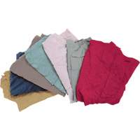 Chiffons fabriqu&eacute;s &agrave; partir de mat&eacute;riaux recycl&eacute;s, Molleton, M&eacute;lange de couleurs, 10 lb CSL Industriel Inc.
