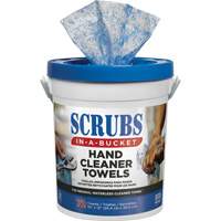 Hand Cleaner Towels, 72 Wipes, 12" x 10" CSL Industriel Inc.