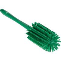 Brosse moyenne avec manche, Soies Ferme, Longueur de 17", Vert CSL Industriel Inc.
