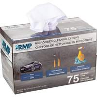 Washable Cleaning Cloths, Microfibre, White CSL Industriel Inc.