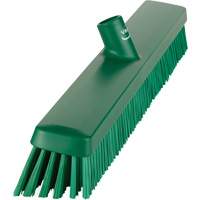 Heavy-Duty Push Broom, Fine/Stiff Bristles, 24", Green CSL Industriel Inc.