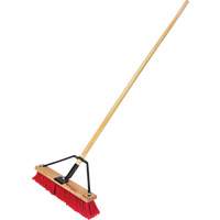Balai-brosse &agrave; manche renforc&eacute;, 18", Moyen, Soies PVC CSL Industriel Inc.