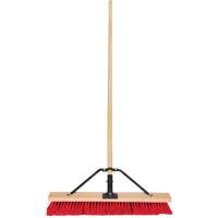 Push Broom with Braced Handle, 24", Medium, PVC Bristles CSL Industriel Inc.