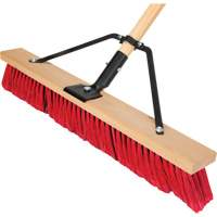 Push Broom with Braced Handle, 24", Medium, PVC Bristles CSL Industriel Inc.