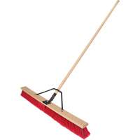 Push Broom with Braced Handle, 36", Medium, PVC Bristles CSL Industriel Inc.