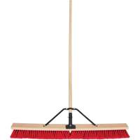 Push Broom with Braced Handle, 36", Medium, PVC Bristles CSL Industriel Inc.