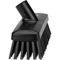 Compact Wall/Deck Broom, Stiff Bristles, 8-9/10", Polyester/Polypropylene, Black CSL Industriel Inc.