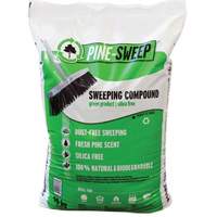 Compos&eacute; de balayage biod&eacute;gradable Pine Sweep, Sac, 44 lb (20 kg) CSL Industriel Inc.