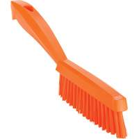 Narrow Hand Brush with Short Handle, Extra Stiff Bristles, 11-4/5" Long, Orange CSL Industriel Inc.