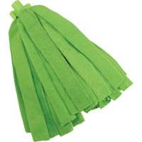 Socket Mop, Green, Microfibre, Cut Style CSL Industriel Inc.