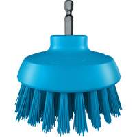 HyDrive Round Drill Brush, Extra Stiff Bristles, 3-1/10" Long, Blue CSL Industriel Inc.