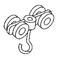 Rouleau double en acier pour rail de roulement de murs-rideaux CSL Industriel Inc.