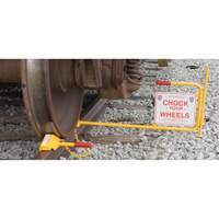Single Rail Chock With Flag Rail Combo CSL Industriel Inc.
