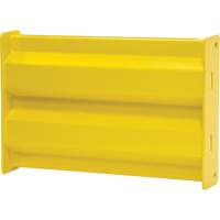 Barri&egrave;re de s&eacute;curit&eacute; de qualit&eacute; industrielle, Acier, 19" lo x 12" h, Jaune s&eacute;curit&eacute; OSHA CSL Industriel Inc.