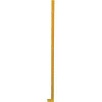 Poteau de protection de coin p&eacute;rim&eacute;trique ajustable, 4" la x 72" h, Jaune CSL Industriel Inc.