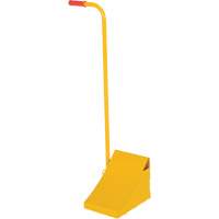 Ergo Handle Wheel Chock, Steel, Yellow, 8" W x 10-3/4" D x 9-1/8" H CSL Industriel Inc.