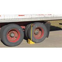 Ergo Handle Wheel Chock, Steel, Yellow, 8" W x 10-3/4" D x 9-1/8" H CSL Industriel Inc.