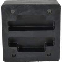 Molded Dock Bumper, Reinforced Rubber, 12" W x 4" D x 13" H CSL Industriel Inc.