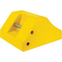 Cale de roue robustes, Ur&eacute;thane, Jaune, 15-1/2" la x 17-7/10" p x 10" h CSL Industriel Inc.