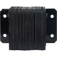Laminated Dock Bumpers, Horizontal, Rubber, 12" W x 4" D x 10" H CSL Industriel Inc.
