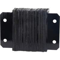 Laminated Dock Bumpers, Horizontal, Rubber, 12" W x 4" D x 10" H CSL Industriel Inc.