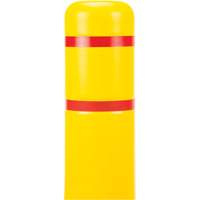Polyethylene Bollard Cover, 4-1/2" Dia. x 52" L, Red/Yellow CSL Industriel Inc.