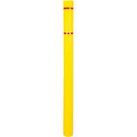 Capuchon en poly&eacute;thyl&egrave;ne pour borne de protection, 4-1/2" dia. x 64" l, Rouge/Jaune CSL Industriel Inc.