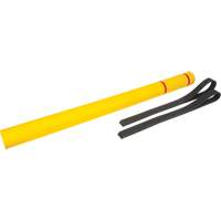 Capuchon en poly&eacute;thyl&egrave;ne pour borne de protection, 4-1/2" dia. x 64" l, Rouge/Jaune CSL Industriel Inc.