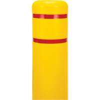 Polyethylene Bollard Cover, 6-5/8" Dia. x 52" L, Red/Yellow CSL Industriel Inc.