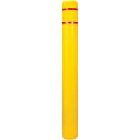 Polyethylene Bollard Cover, 6-5/8" Dia. x 60" L, Red/Yellow CSL Industriel Inc.