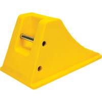 Cales de roue avec surface antid&eacute;rapante en aluminium, Polyur&eacute;thane, Jaune s&eacute;curit&eacute; OSHA, 11-1/4" la x 21" p x 12-1/4" h CSL Industriel Inc.