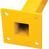 Poteau de coin pour garde-corps l&eacute;gers, Acier, 42" h, Jaune s&eacute;curit&eacute; OSHA CSL Industriel Inc.