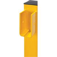 Poteau de coin pour garde-corps l&eacute;gers, Acier, 42" h, Jaune s&eacute;curit&eacute; OSHA CSL Industriel Inc.