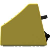 Cale de roue ultra-robuste pour l'exploitation mini&egrave;re Checkers Safety, PEHD, Jaune, 14-1/2" la x 17-1/2" p x 16" h CSL Industriel Inc.