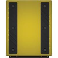 Cale de roue ultra-robuste pour l'exploitation mini&egrave;re Checkers Safety, PEHD, Jaune, 14-1/2" la x 17-1/2" p x 16" h CSL Industriel Inc.